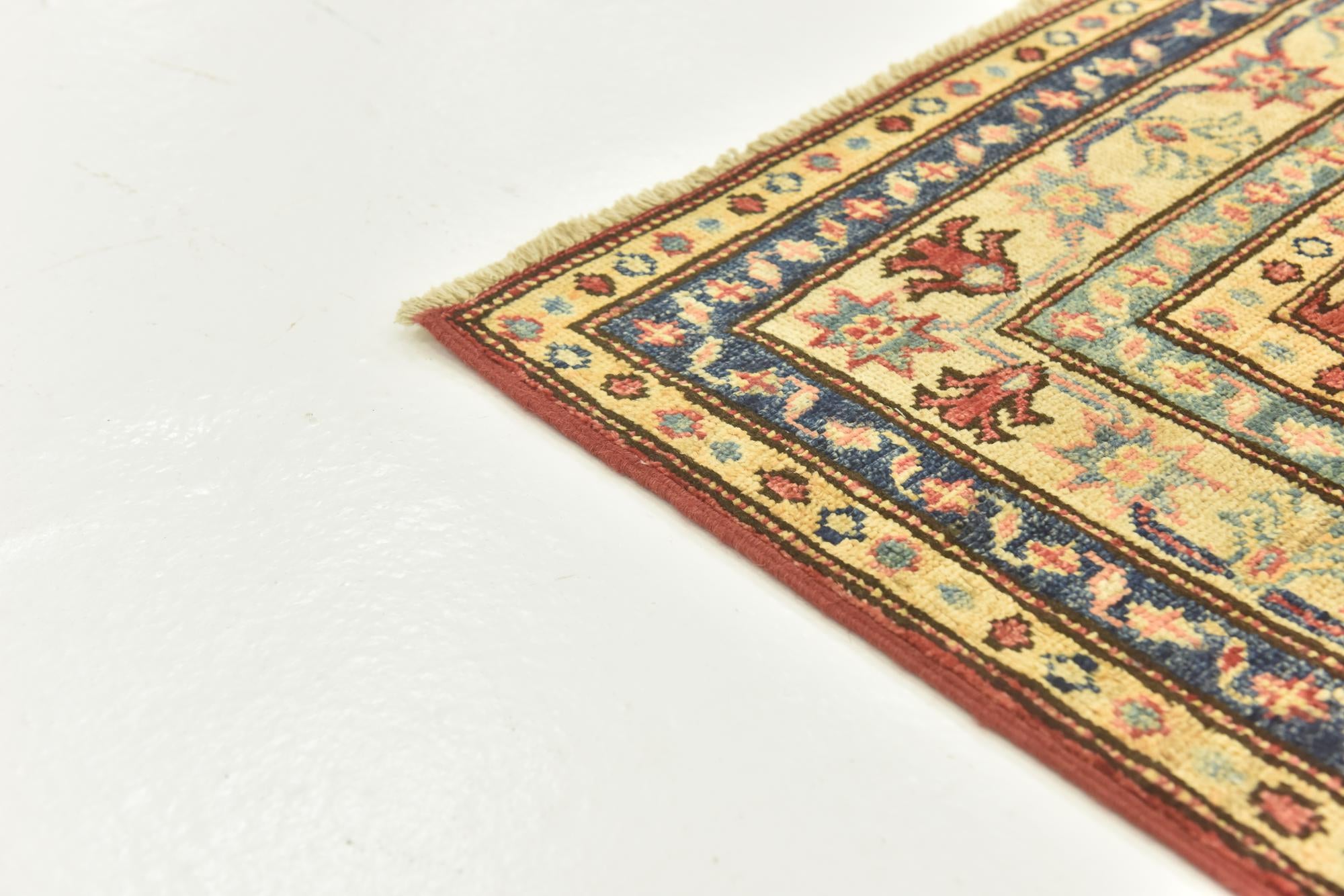 2' 7 x 10' 2 Hand Knotted Kazak Oriental Runner Rug