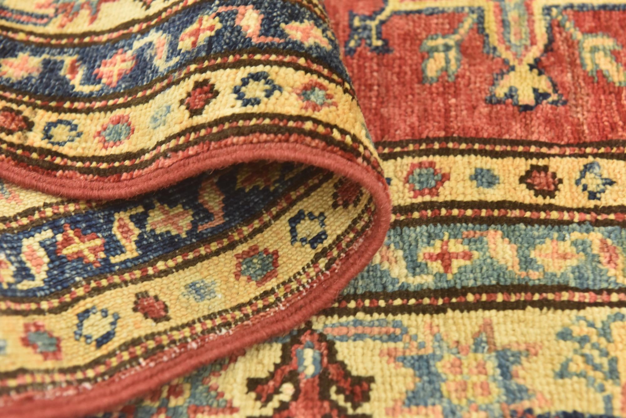 2' 7 x 10' 2 Hand Knotted Kazak Oriental Runner Rug