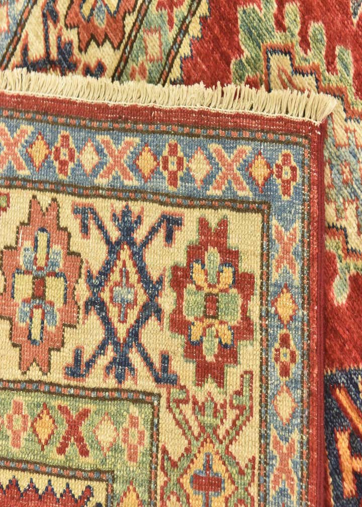 2' 9 x 9' 9 Hand Knotted Kazak Oriental Runner Rug