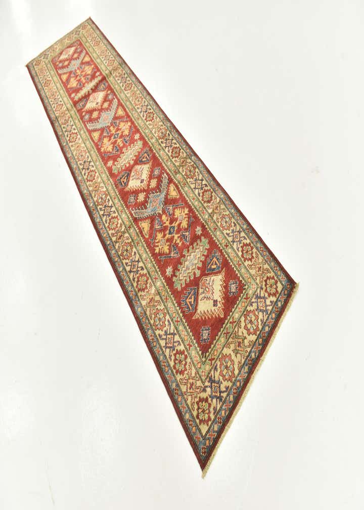 2' 9 x 9' 9 Hand Knotted Kazak Oriental Runner Rug