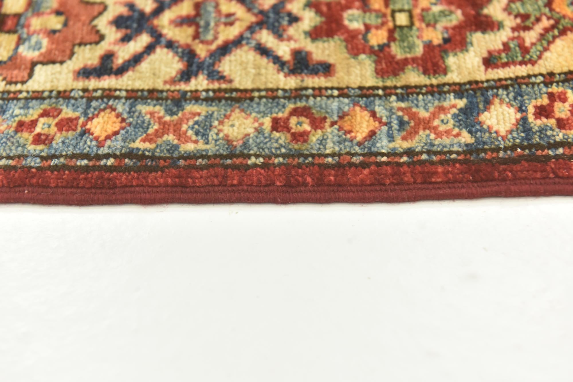 2' 9 x 9' 9 Hand Knotted Kazak Oriental Runner Rug