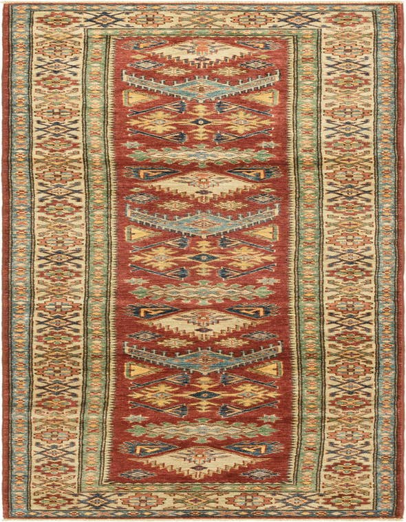 Detail image of 2' 9 x 9' 9 Hand Knotted Kazak Oriental Runner Rug