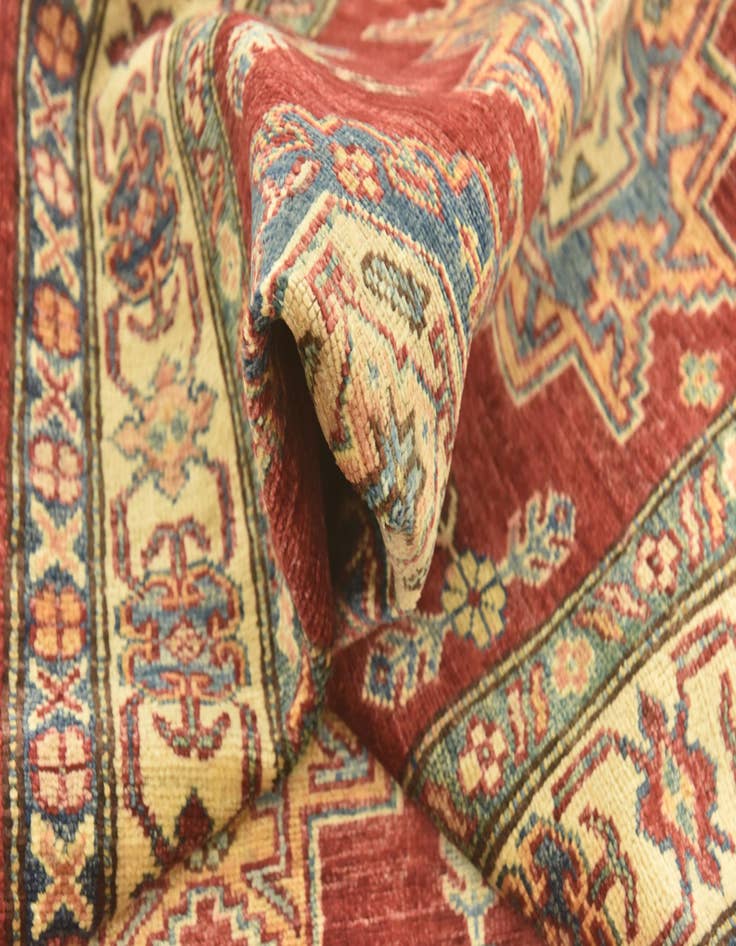 Detail image of 2' 6 x 9' 6  Hand Knotted Kazak Oriental Runner Rug
