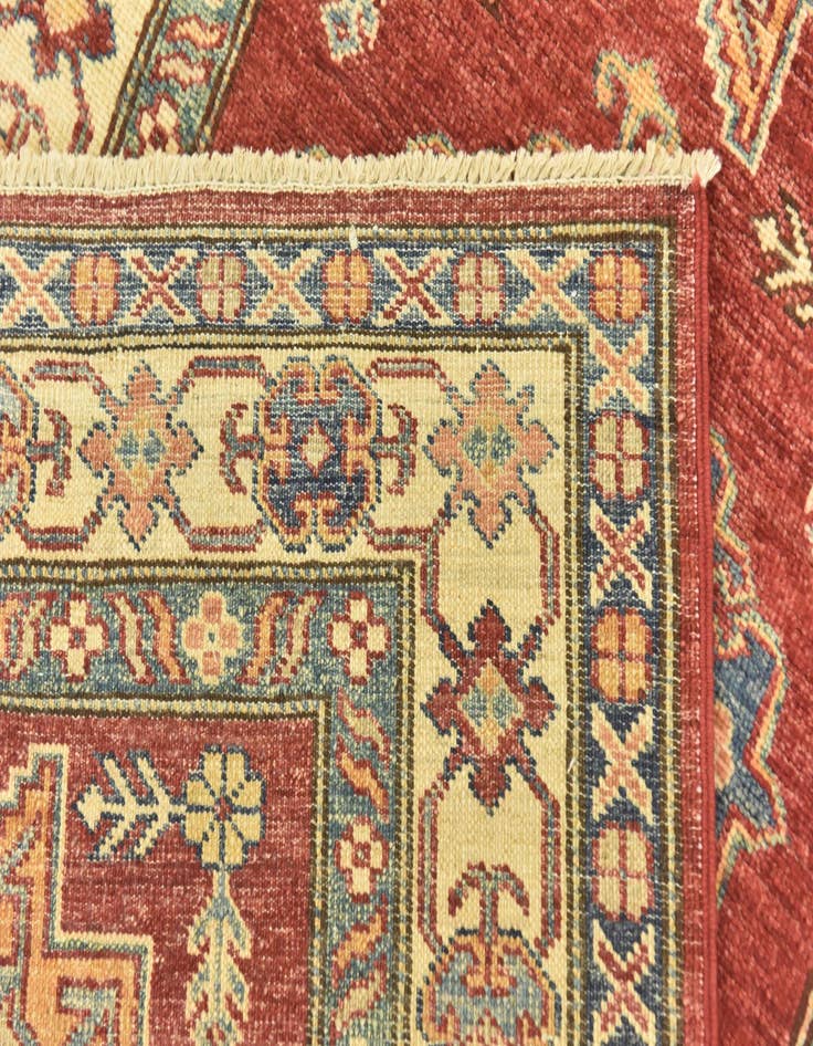 Detail image of 2' 6 x 9' 6  Hand Knotted Kazak Oriental Runner Rug
