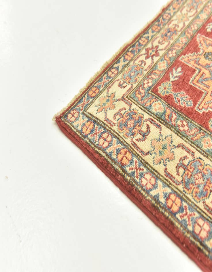 Detail image of 2' 6 x 9' 6  Hand Knotted Kazak Oriental Runner Rug