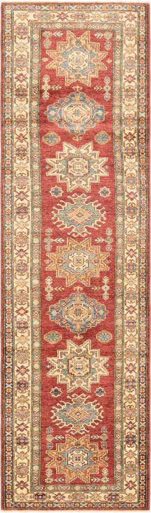 2' 6 x 9' 6 Hand Knotted Kazak Oriental Runner Rug