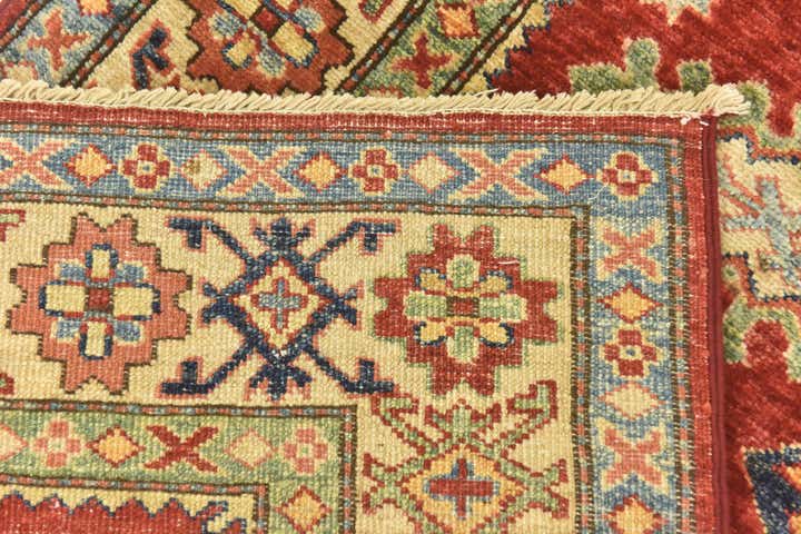 2' 8 x 9' 10 Hand Knotted Kazak Oriental Runner Rug