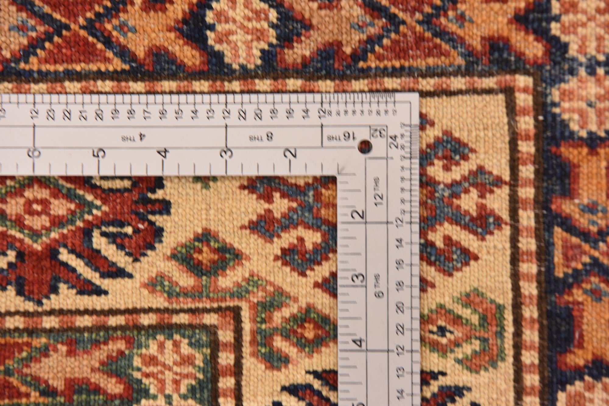 2' 8 x 9' 10 Hand Knotted Kazak Oriental Runner Rug