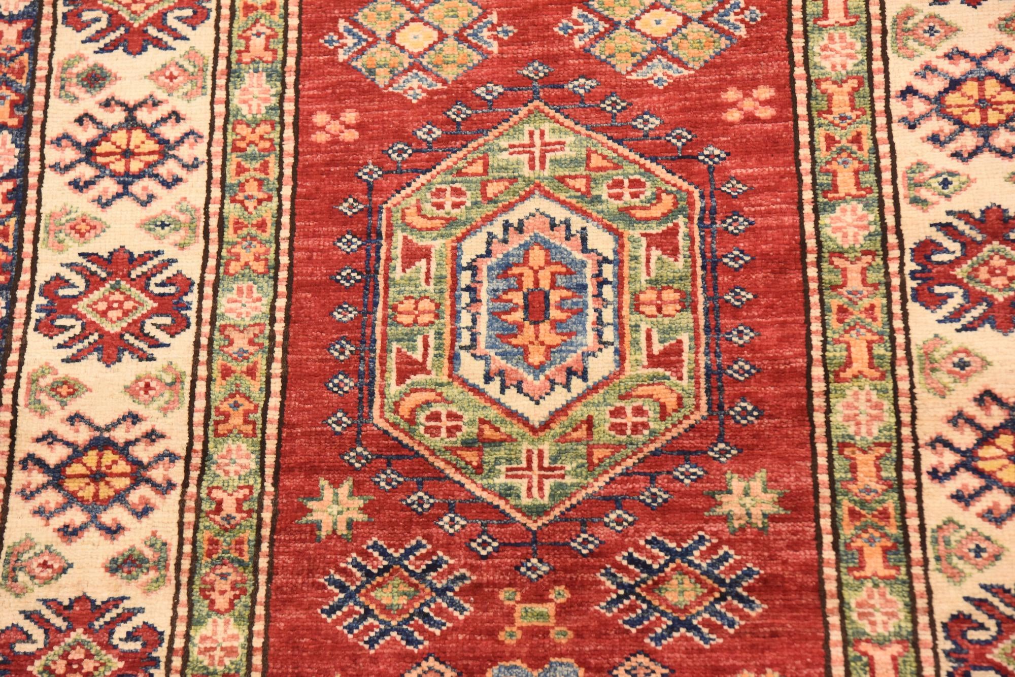 2' 8 x 9' 10 Hand Knotted Kazak Oriental Runner Rug