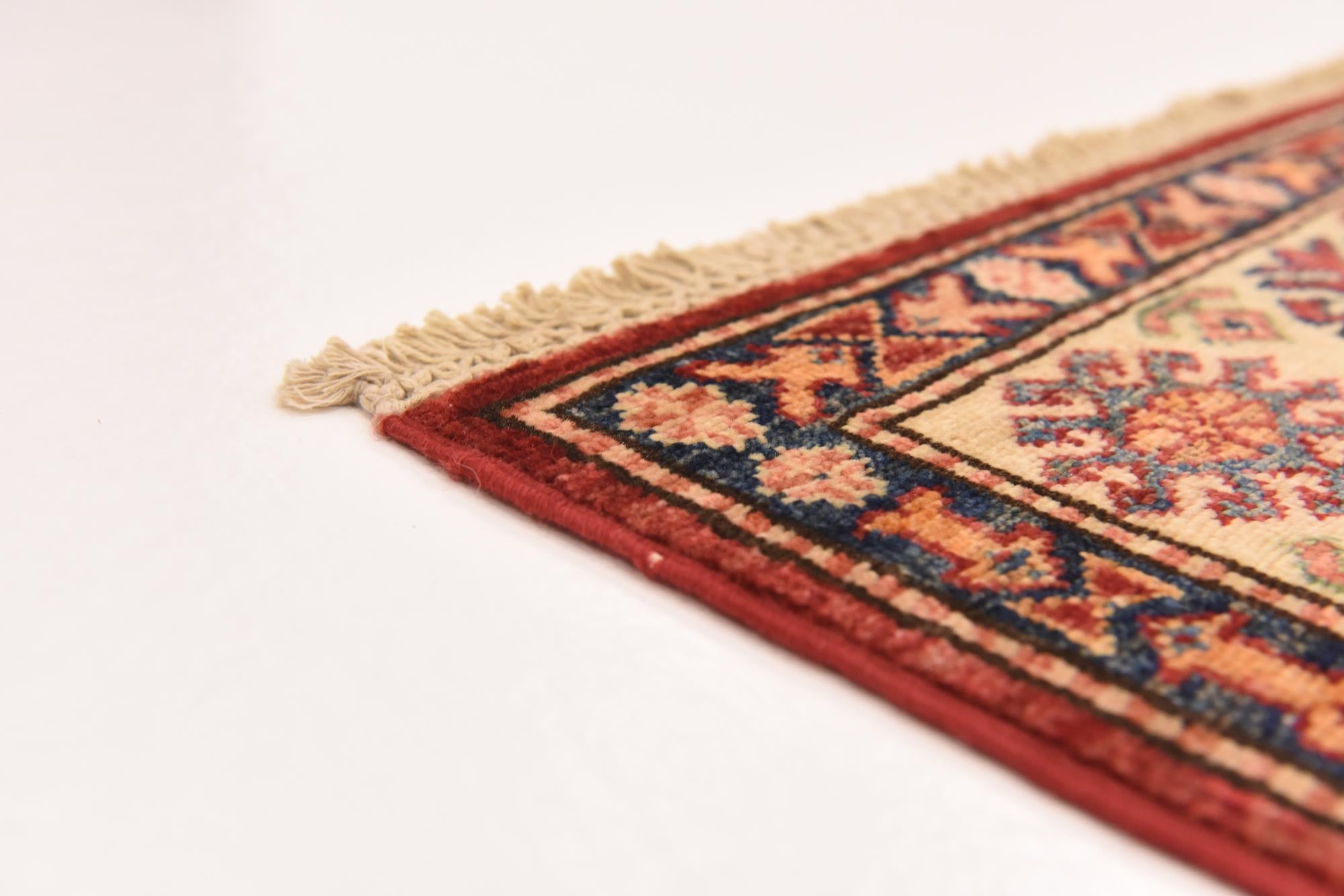 2' 8 x 9' 10 Hand Knotted Kazak Oriental Runner Rug