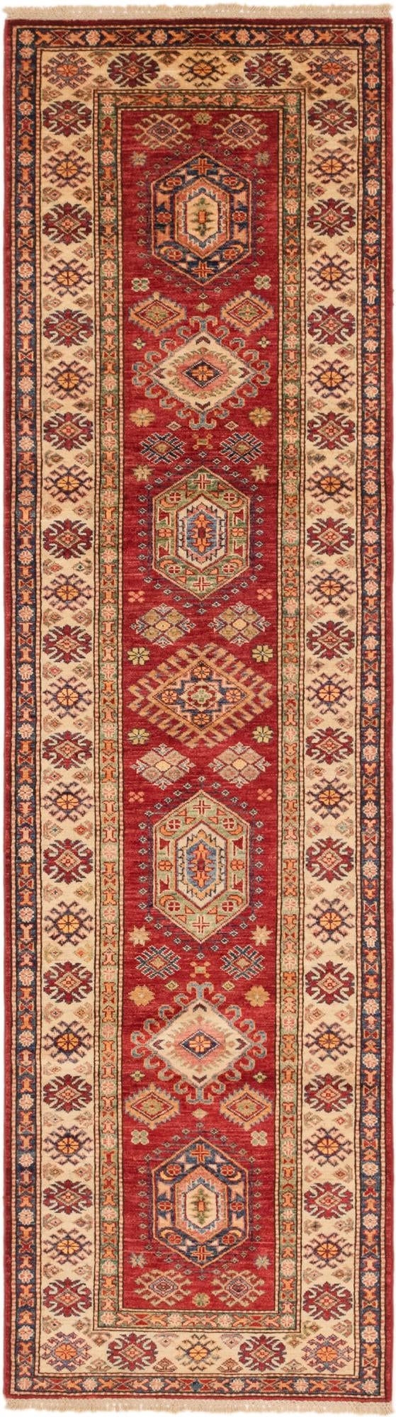 2' 8 x 9' 10 Hand Knotted Kazak Oriental Runner Rug