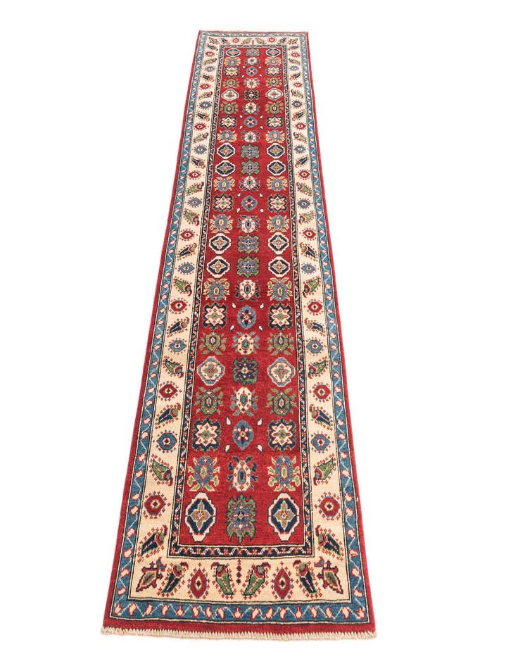 Detail image of 2' 9 x 9' 8 Hand Knotted Kazak Runner Rug