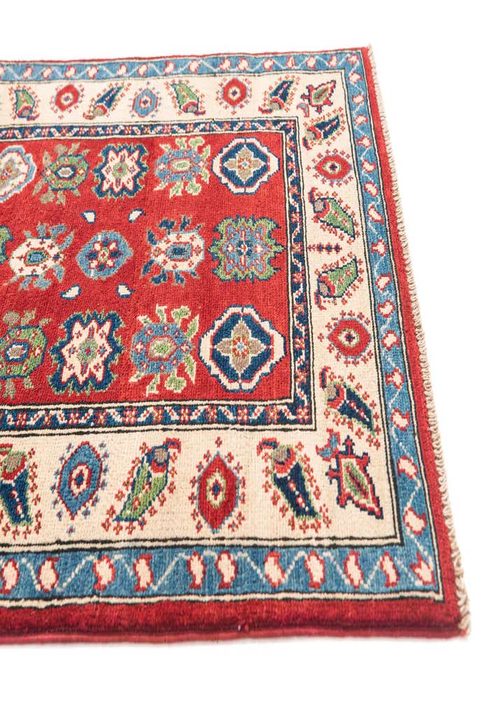2' 9 x 9' 8 Hand Knotted Kazak Runner Rug