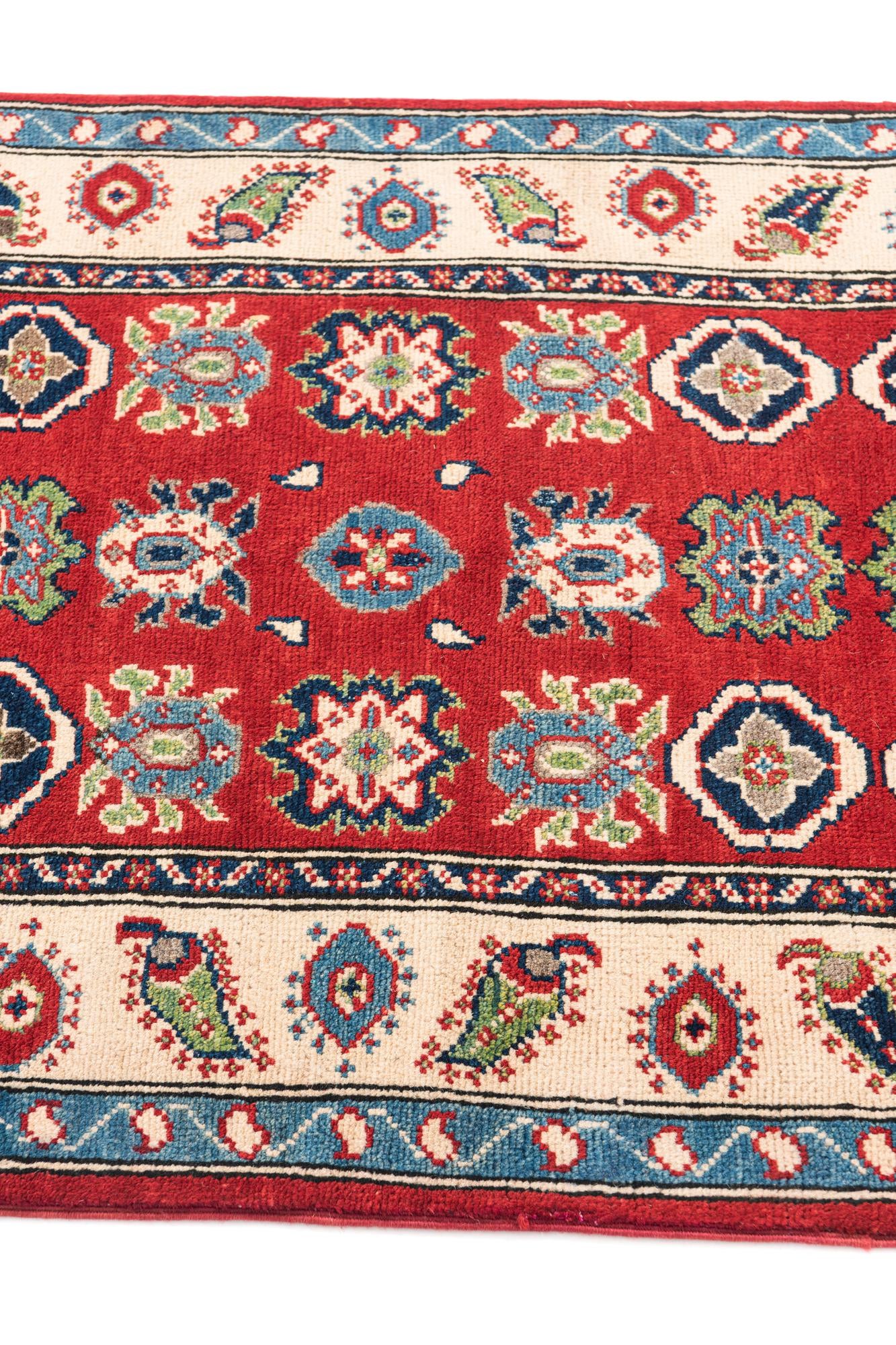 2' 9 x 9' 8 Hand Knotted Kazak Runner Rug