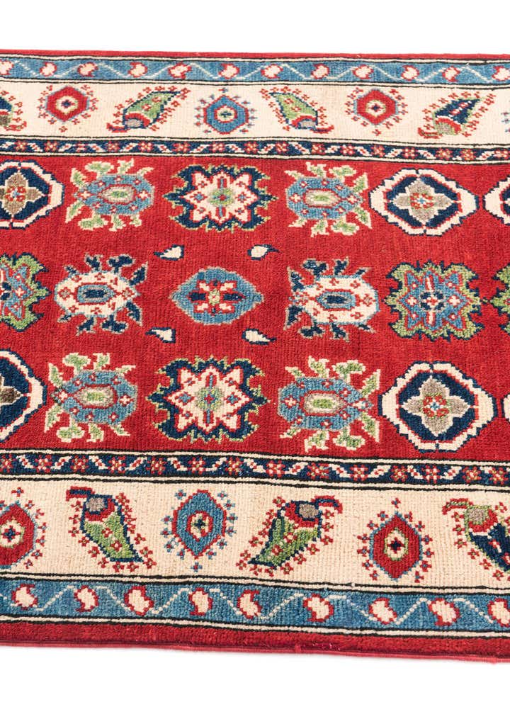 2' 9 x 9' 8 Hand Knotted Kazak Runner Rug