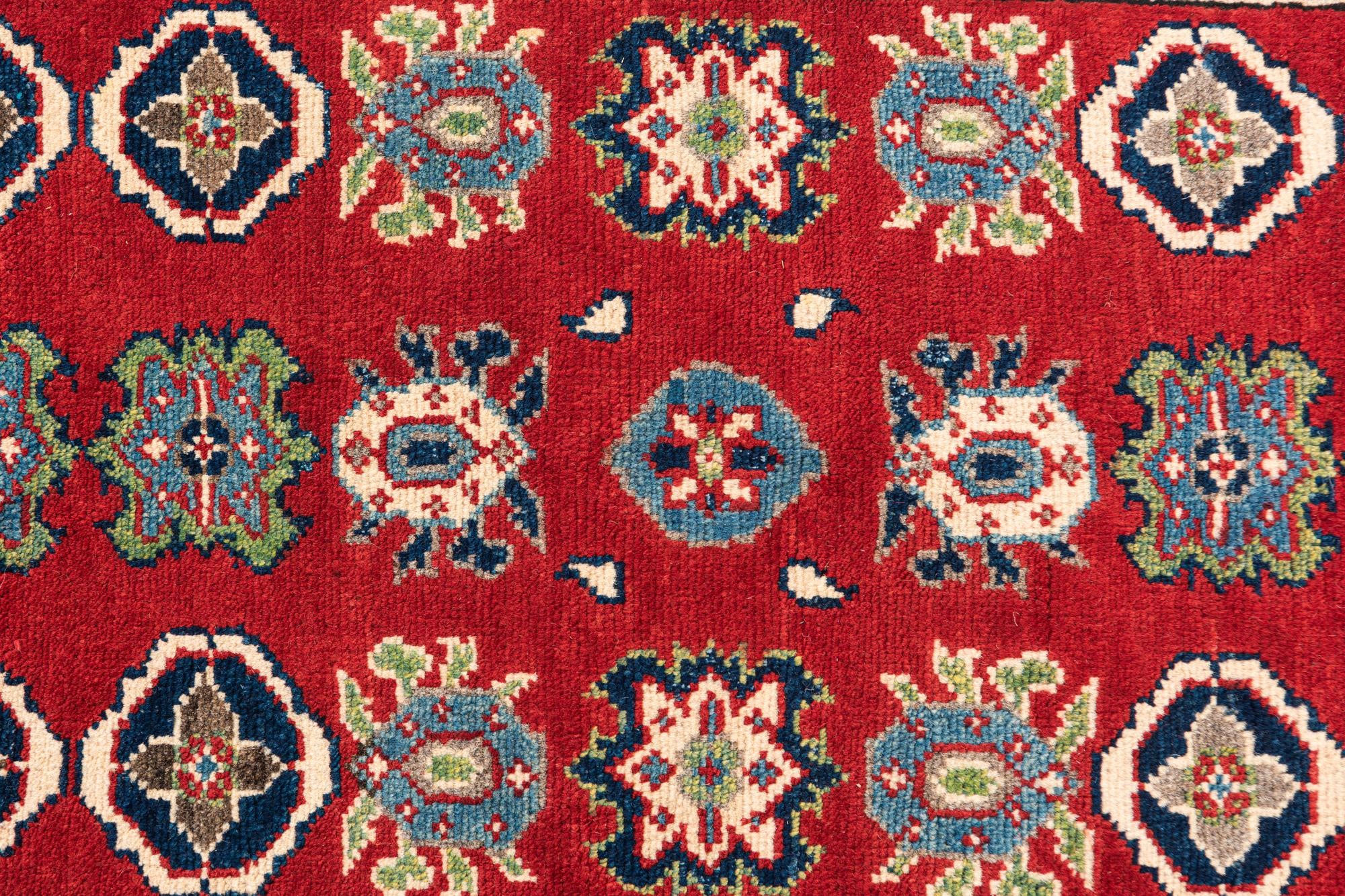 2' 9 x 9' 8 Hand Knotted Kazak Runner Rug