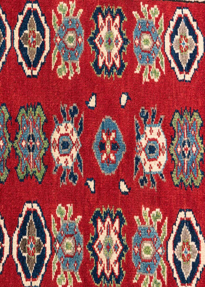 2' 9 x 9' 8 Hand Knotted Kazak Runner Rug