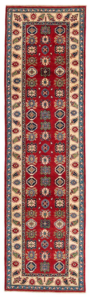 2' 9 x 9' 8 Hand Knotted Kazak Runner Rug