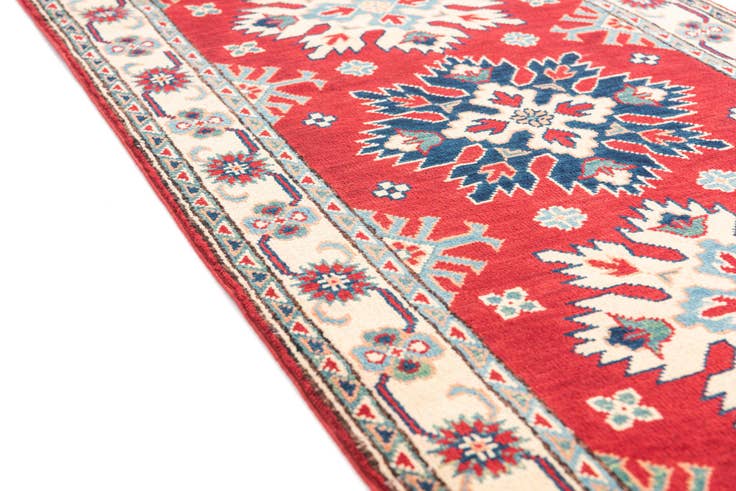Detail image of 2' 8 x 9' 8 Hand Knotted Kazak Runner Rug