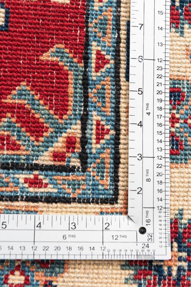 Detail image of 2' 8 x 9' 8 Hand Knotted Kazak Runner Rug