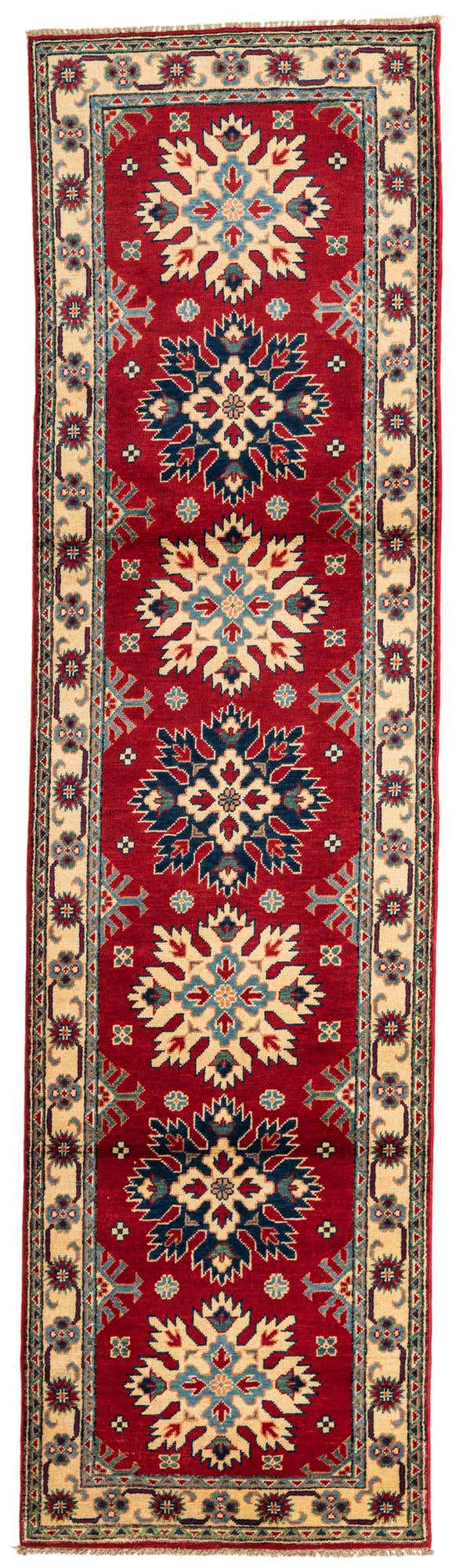2' 8 x 9' 8 Hand Knotted Kazak Runner Rug