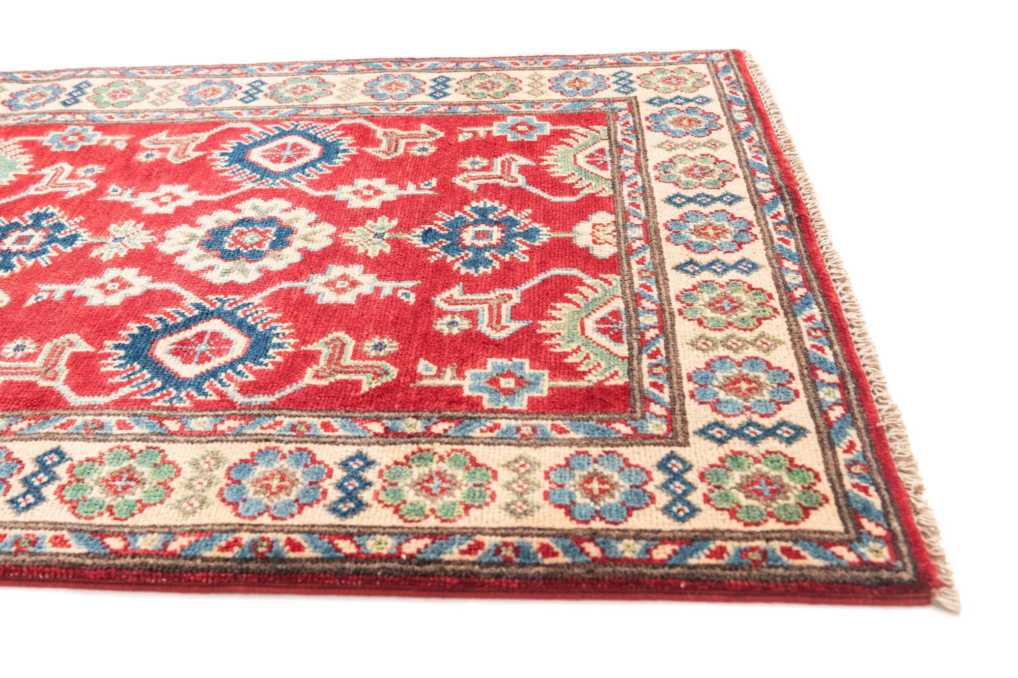 2' 9 x 9' 9 Hand Knotted Kazak Runner Rug