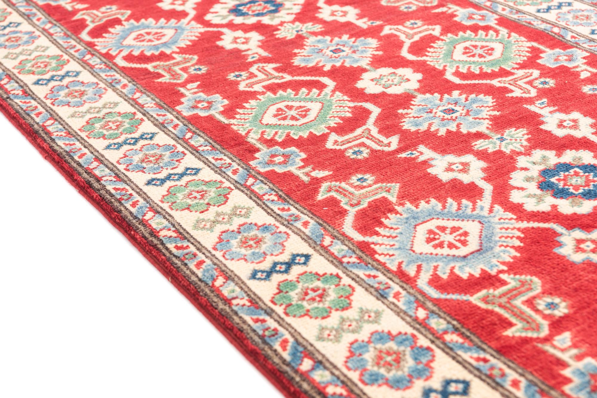 2' 9 x 9' 9 Hand Knotted Kazak Runner Rug