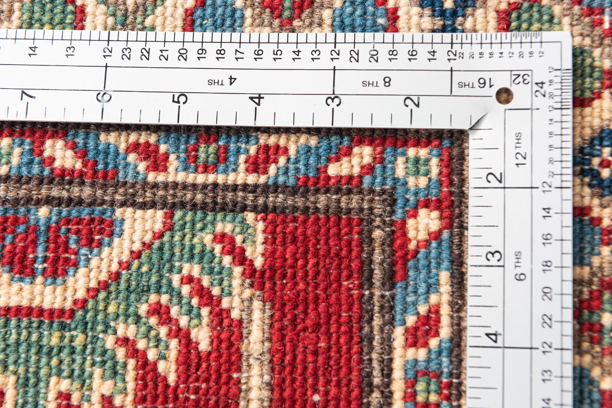 2' 9 x 9' 9 Hand Knotted Kazak Runner Rug