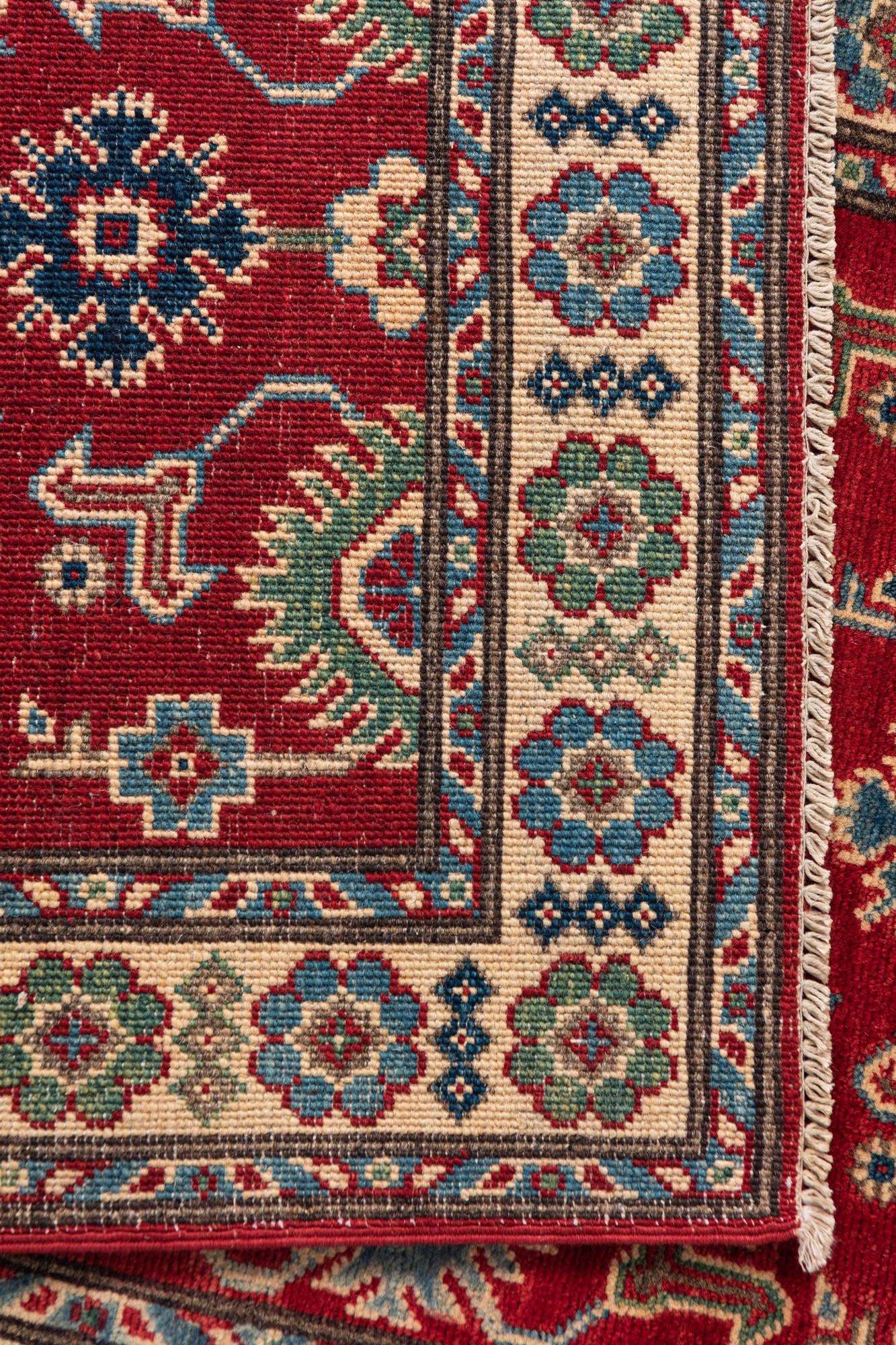 2' 9 x 9' 9 Hand Knotted Kazak Runner Rug