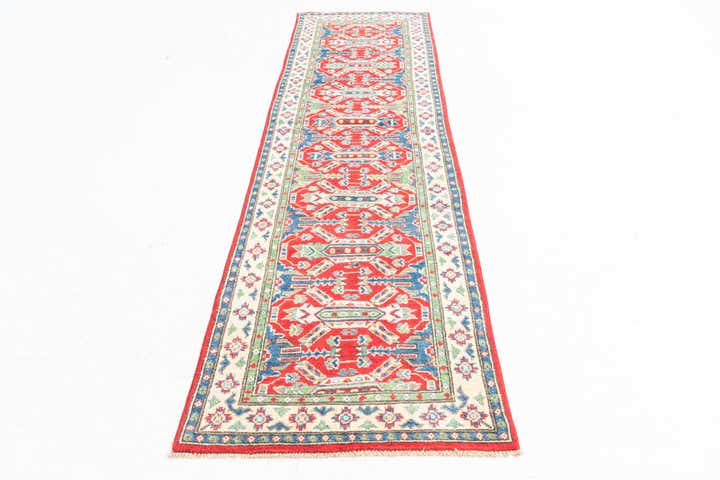 2' 8 x 9' 8 Hand Knotted Kazak Runner Rug