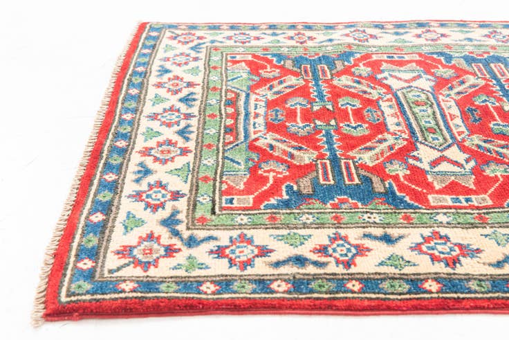 Detail image of 2' 8 x 9' 8 Hand Knotted Kazak Runner Rug