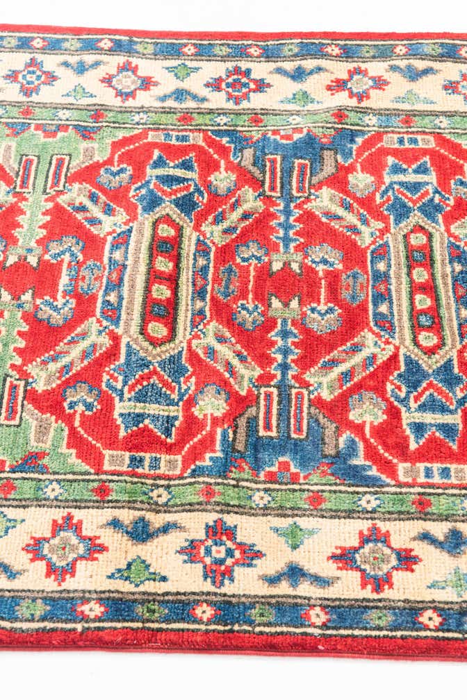 2' 8 x 9' 8 Hand Knotted Kazak Runner Rug