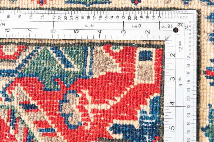 2' 8 x 9' 8 Hand Knotted Kazak Runner Rug