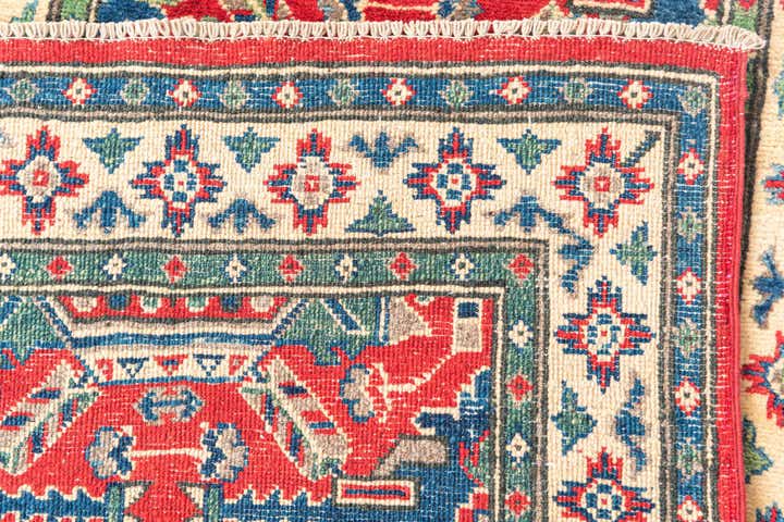 2' 8 x 9' 8 Hand Knotted Kazak Runner Rug