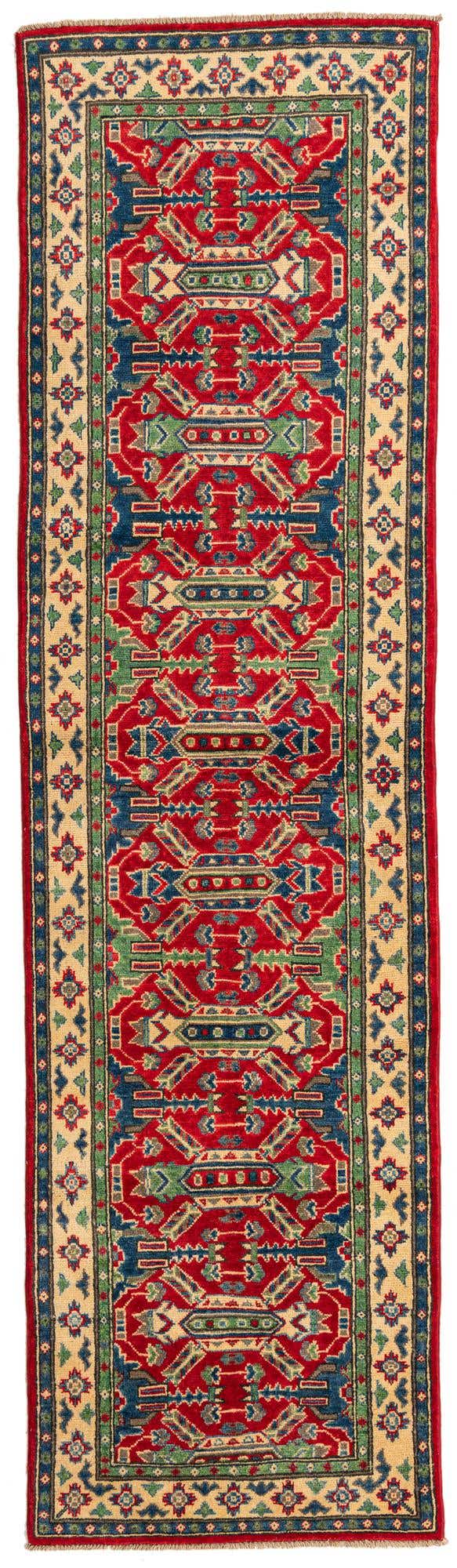 2' 8 x 9' 8 Hand Knotted Kazak Runner Rug