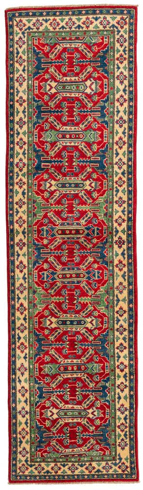 2' 8 x 9' 8 Hand Knotted Kazak Runner Rug