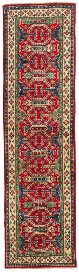 Detail image of 2' 8 x 9' 8 Hand Knotted Kazak Runner Rug