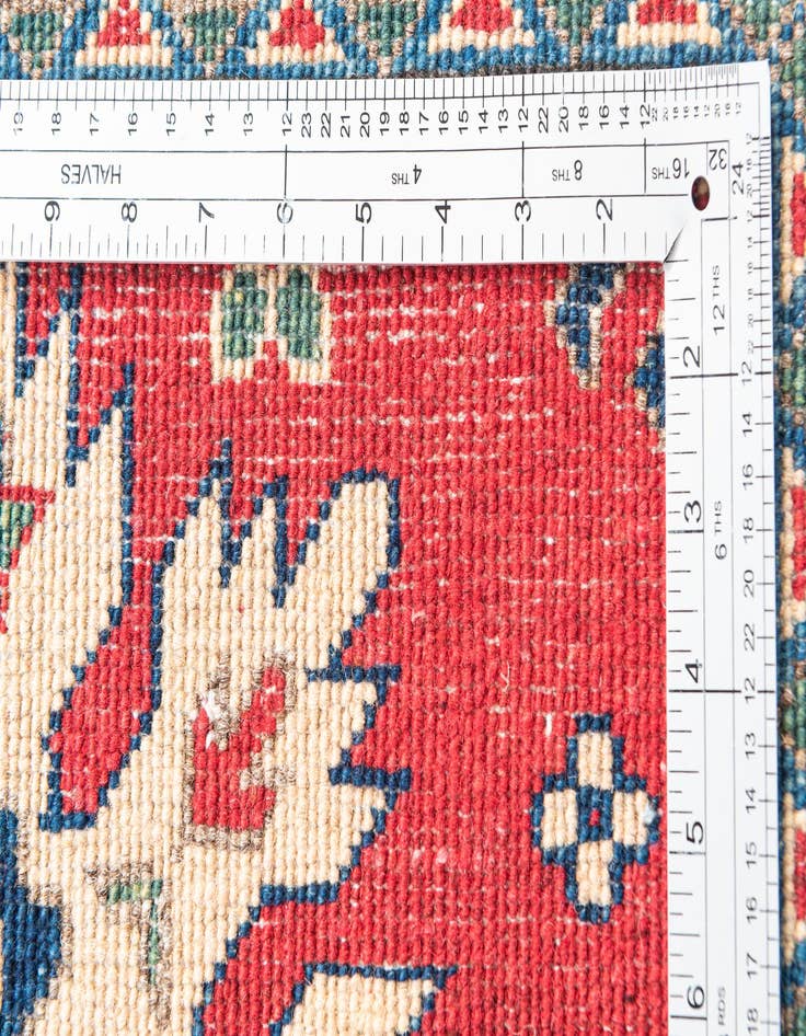 Detail image of 2' 8 x 9' 7  Hand Knotted Kazak Runner Rug