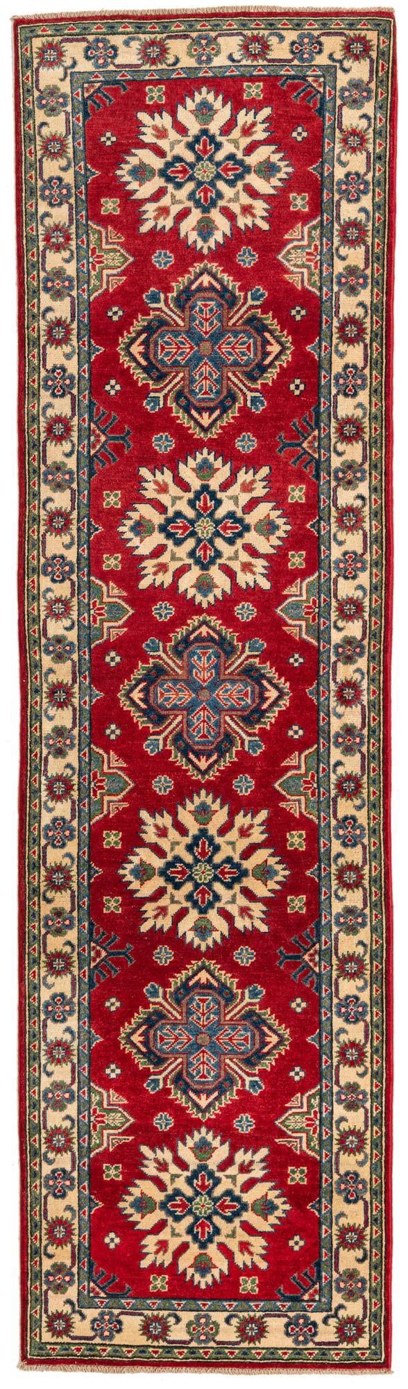 2' 8 x 9' 7 Hand Knotted Kazak Runner Rug
