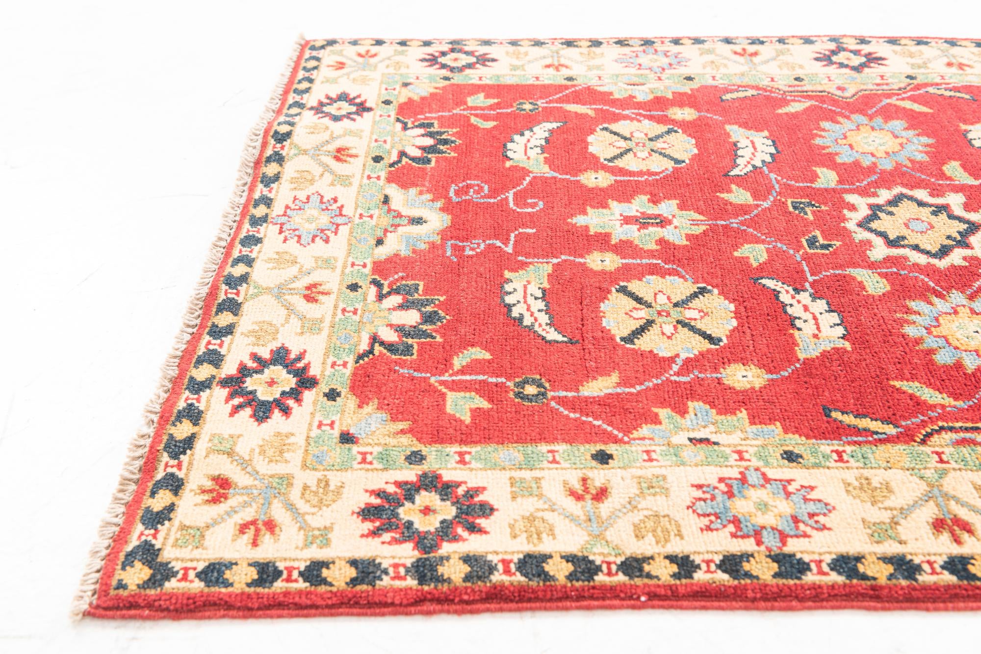 2' 7 x 9' 9 Hand Knotted Kazak Runner Rug