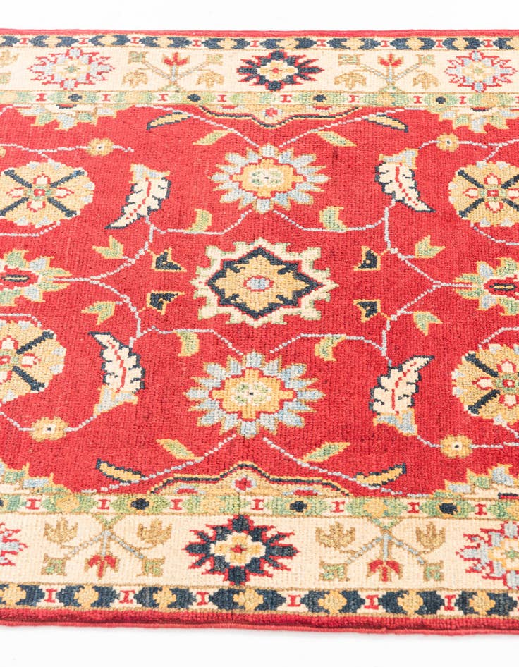 Detail image of 2' 7 x 9' 9  Hand Knotted Kazak Runner Rug