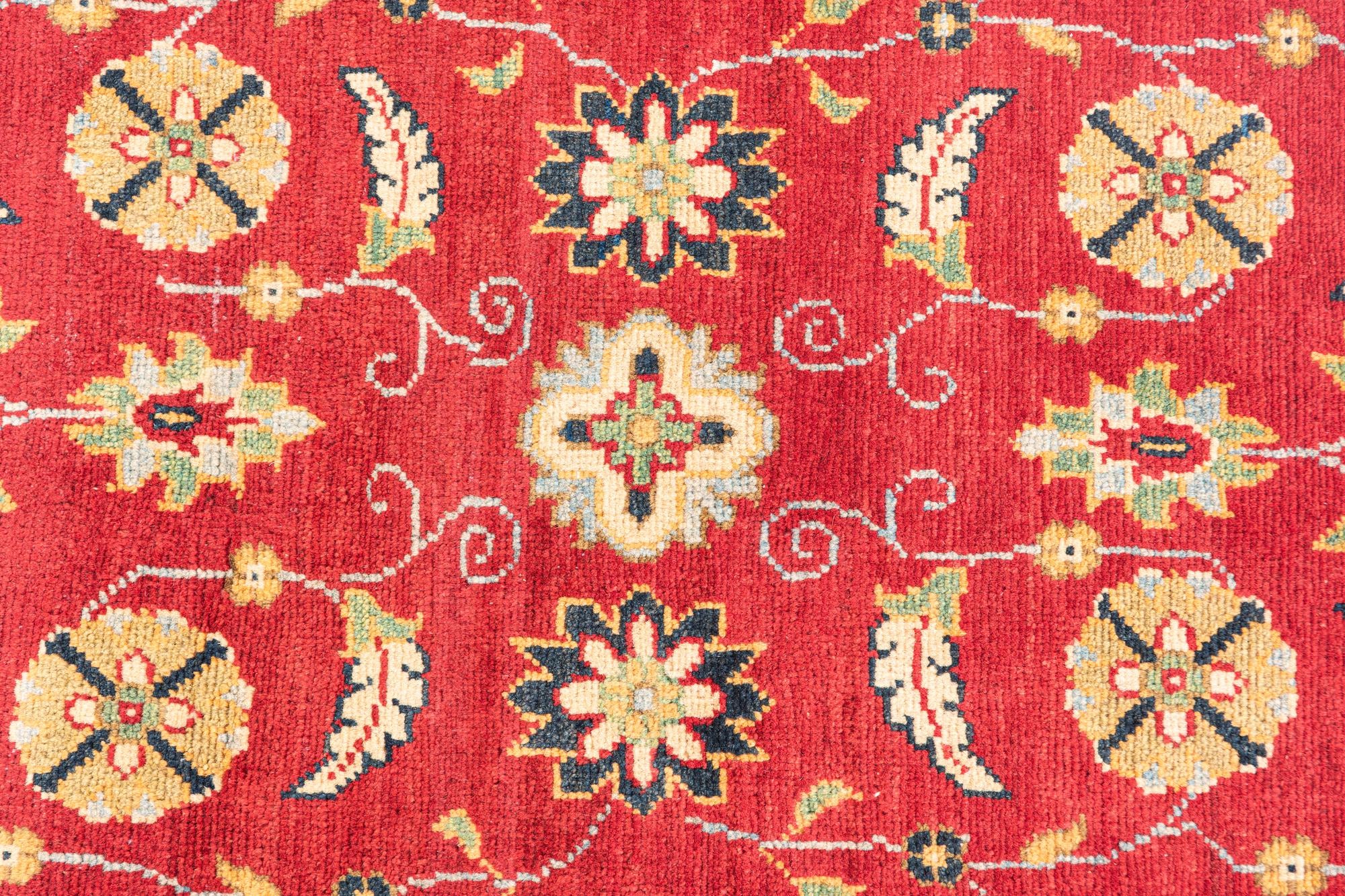 2' 7 x 9' 9 Hand Knotted Kazak Runner Rug