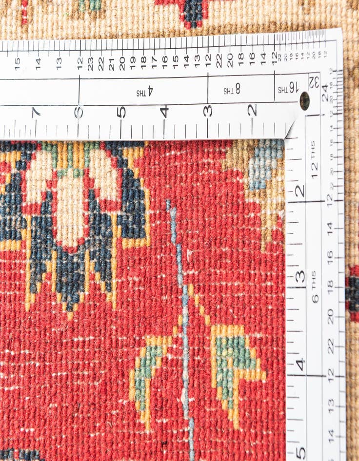 Detail image of 2' 7 x 9' 9  Hand Knotted Kazak Runner Rug