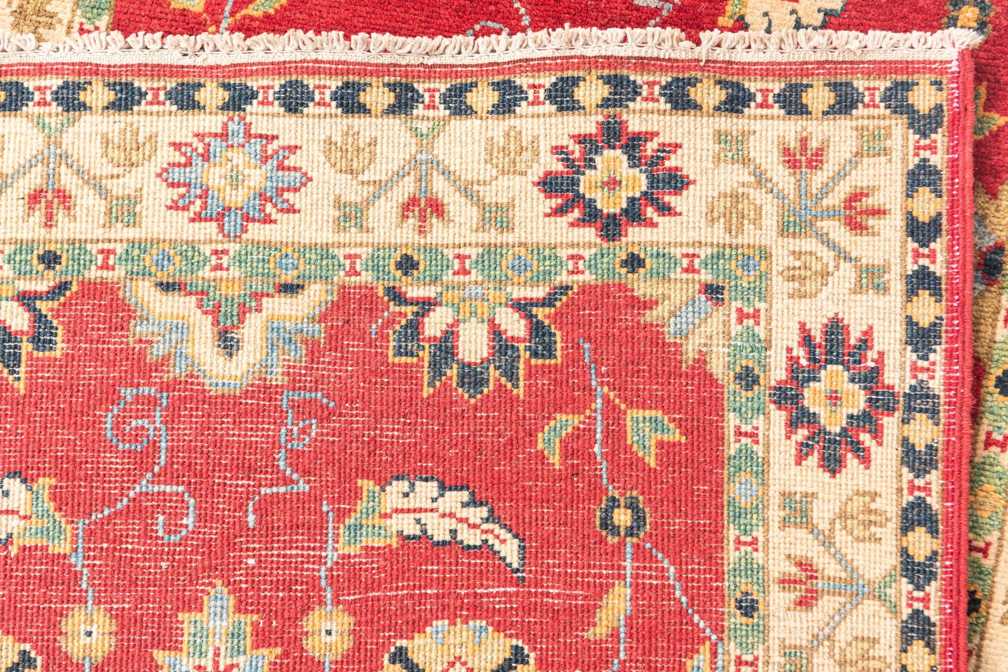 2' 7 x 9' 9 Hand Knotted Kazak Runner Rug