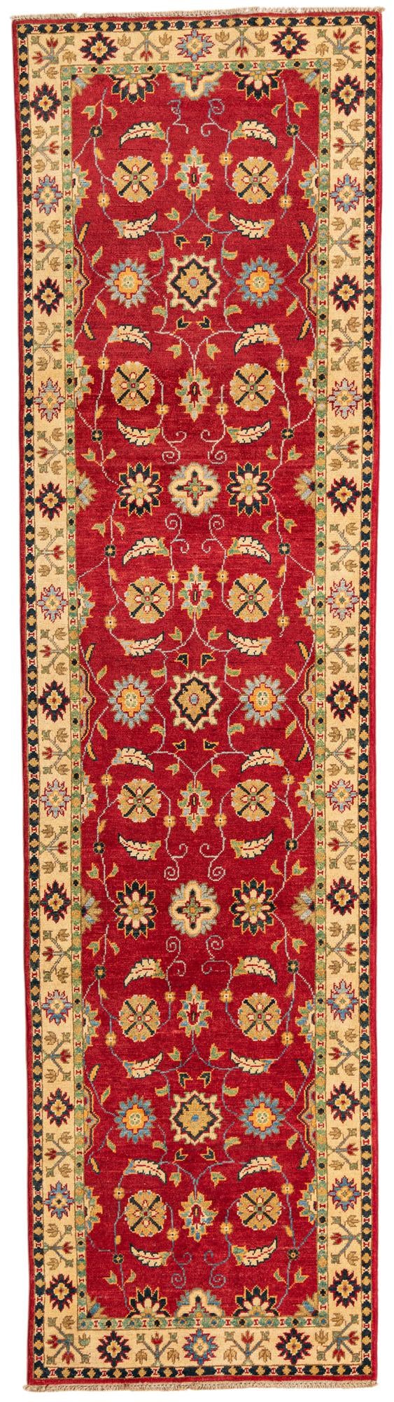 2' 7 x 9' 9 Hand Knotted Kazak Runner Rug