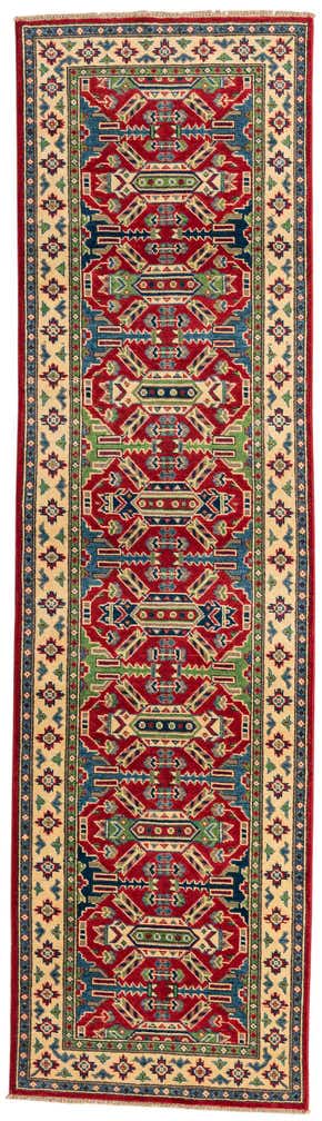2' 9 x 9' 10 Hand Knotted Kazak Runner Rug