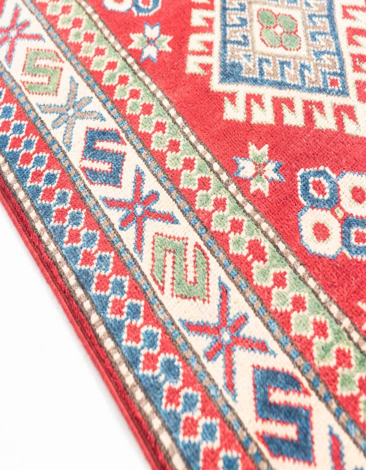 Detail image of 2' 8 x 9' 9  Hand Knotted Kazak Runner Rug