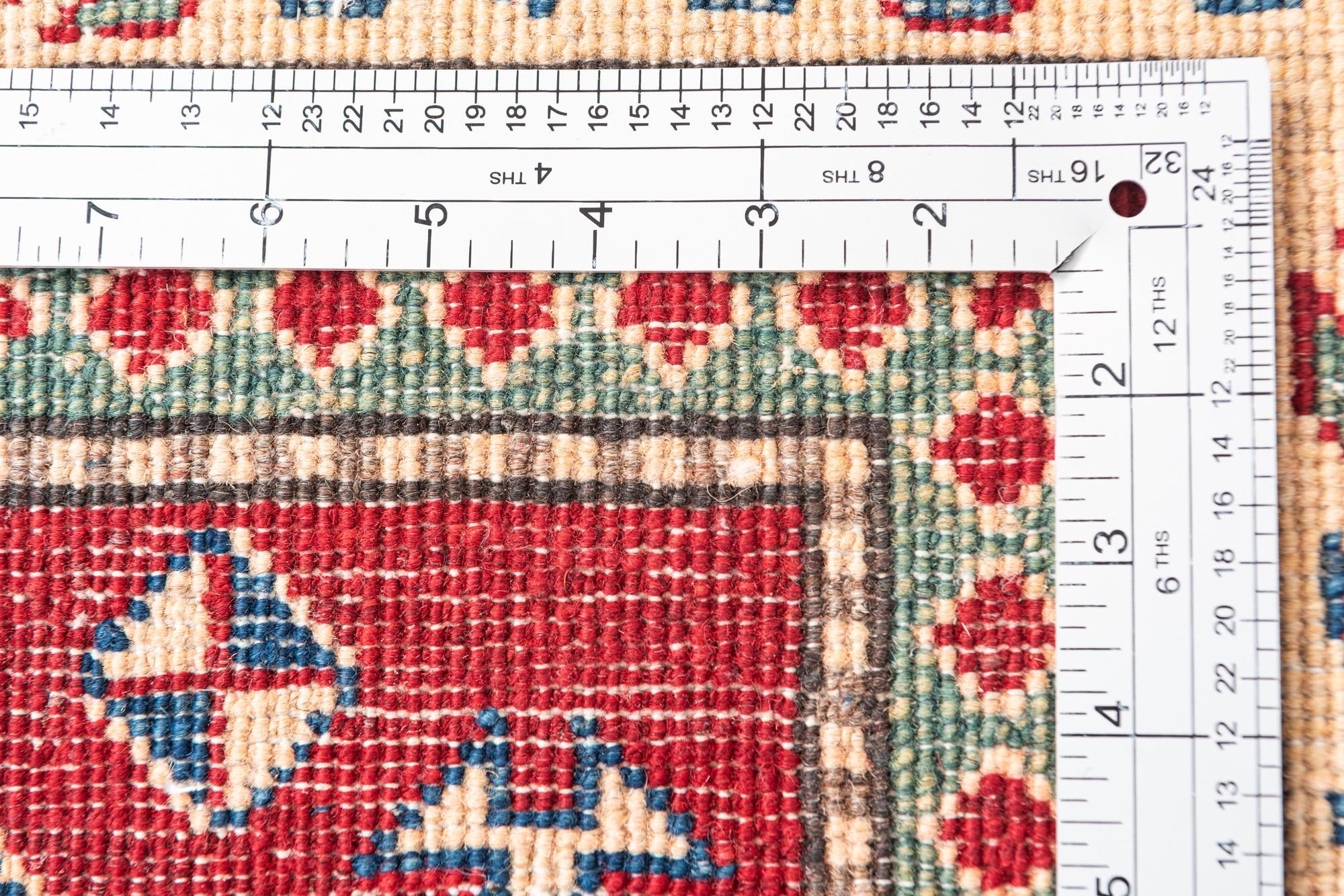 2' 8 x 9' 9 Hand Knotted Kazak Runner Rug