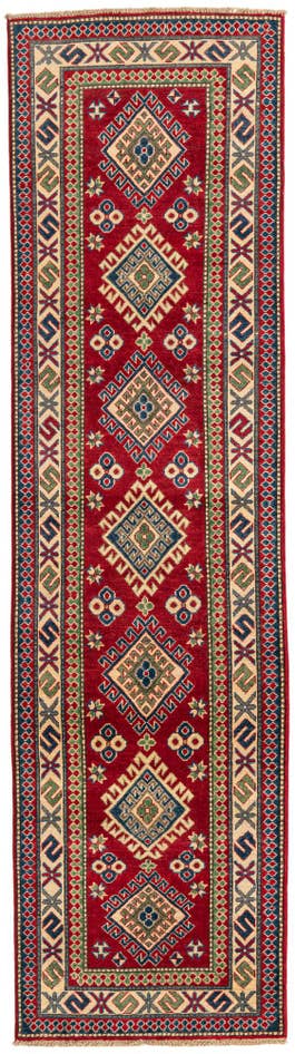 Detail image of 2' 8 x 9' 9 Hand Knotted Kazak Runner Rug
