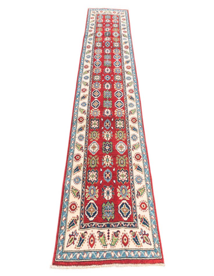 Detail image of 2' 9 x 9' 10  Hand Knotted Kazak Runner Rug